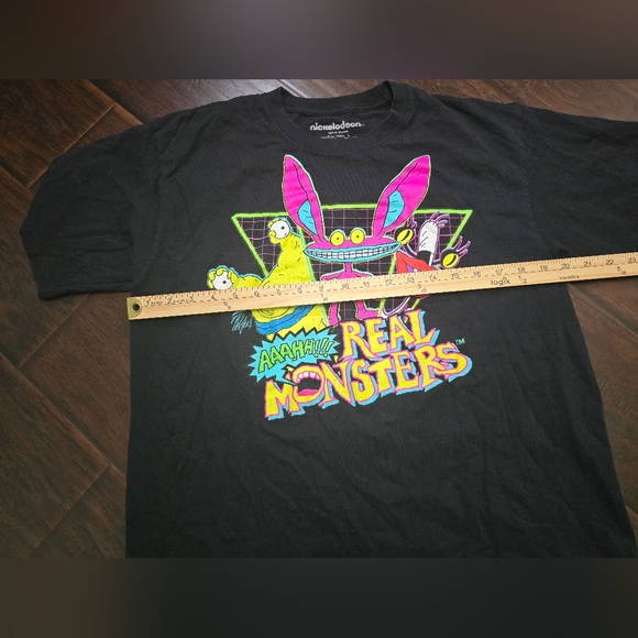 Nickelodeon Ahhh Real Monsters 90s Vintage Cartoon Tee Shirt Large - Picture 4 of 9